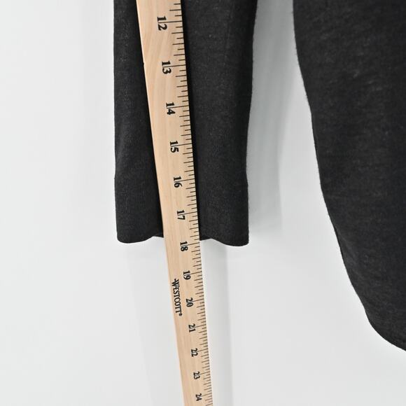 MONROW Jacket Womens Size M Black Linen Moto Asymmetrical‎ Zip Front Rocker Chic - Picture 12 of 12